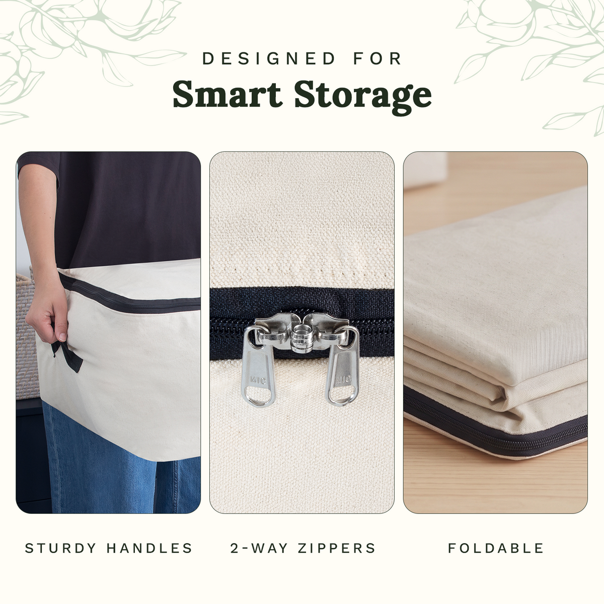 Canvas Bedding Storage Bags for RVs and Campers